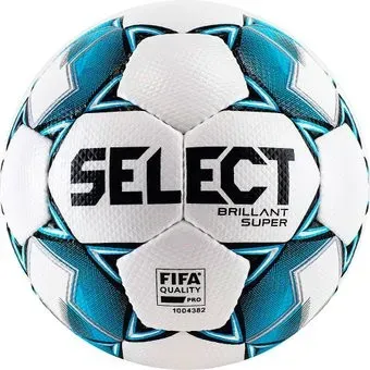 Select Brillant Super FIFA 2021 (5 размер, белый/голубой)