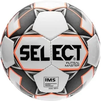 Select Futsal Master (4 размер, белый/черный/оранжевый)