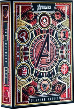 United States Playing Card Company Theory 12 Avengers Red Edition T1151