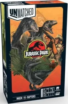 GaGa Games Unmatched. Jurassic Park. InGen vs Raptors GG363 (с русскими правилами)
