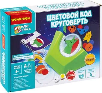 Bondibon БондиЛогика Цветовой код. Круговерть ВВ6108