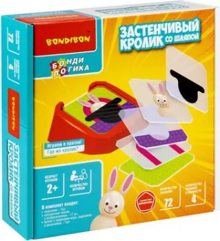Bondibon БондиЛогика Застенчивый кролик со шляпой ВВ5086