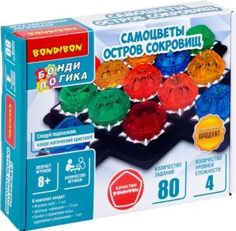 Bondibon БондиЛогика Самоцветы. Остров сокровищ ВВ6204