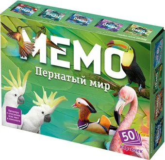 Нескучные игры Мемо - Пернатый мир