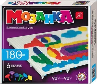 Десятое королевство Детская мозаика пластмассовая 180 элементов [00968]
