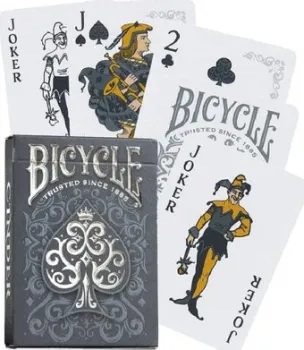 Bicycle Карты игральные Bicycle Cinder (серебро)