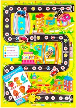 WoodLand Toys Кто приедет первым 225102