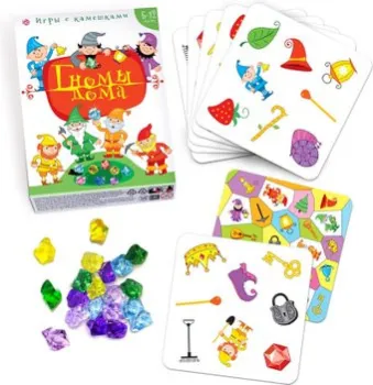 Дрофа-Медиа Карточная игра с камешками Гномы дома 4190