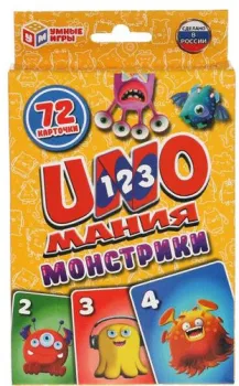 Умные игры Уномания. Монстрики 4680107915191