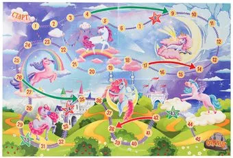 Рыжий кот Игра ходилка. В мире единорогов ИН-2606