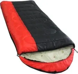 BalMax Аляска Camping Plus -15 (левая молния, черный/красный)