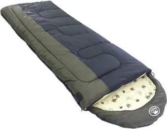 BalMax Аляска Camping Plus -15 (левая молния, черный/хаки)