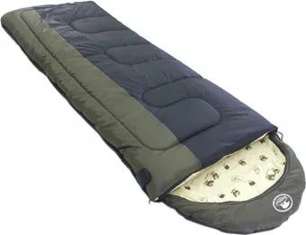 BalMax Аляска Camping Plus -15 (правая молния, черный/хаки)