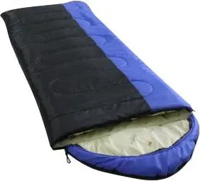 BalMax Аляска Camping Plus -15 (левая молния, черный/синий)