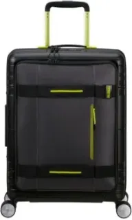 American Tourister Hello Cabin Black/Lime 55 см