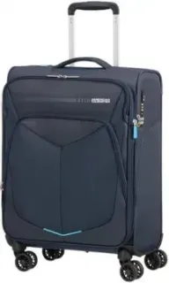 American Tourister Summerfunk Blue 55 см (с увеличением, 4 колеса)