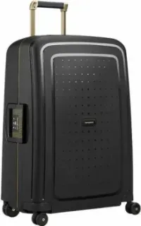 Samsonite S’Cure DLX Black/Gold Deluscious 69 см (4 колеса)