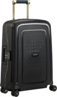 Samsonite S'Cure DLX Black/Gold Delicious 55 см (4 колеса)