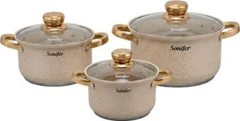 Sonifer SF-1201B (3шт, белый, с крышками)