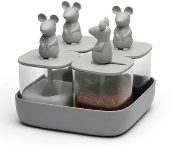 Qualy Mouse Seasoning QL10366-CL-GY