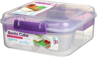 Sistema Bento Cube To Go 21685 (фиолетовый)