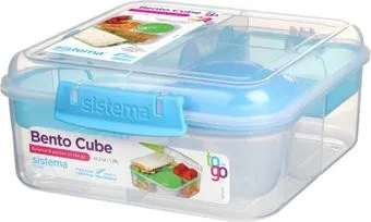 Sistema Bento Cube To Go 21685 (голубой)