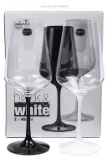 Bohemia Crystal Sandra Black/White 40728/38344/D4656/450-2