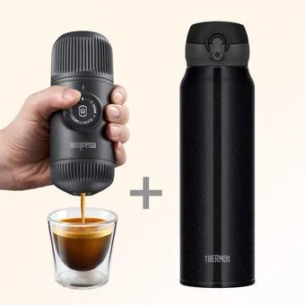 WACACO Nanopresso Grey + Термос THERMOS JNL-754 PBK 750 мл