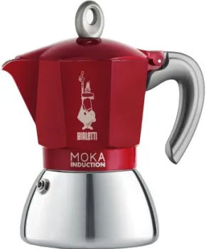 Bialetti Moka Induction (4 порции, красный)