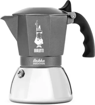 Bialetti Brikka (4 порции, серый)