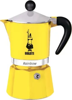 Bialetti Rainbow (3 порции, желтый)
