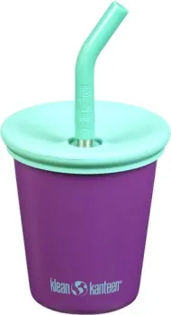 Klean Kanteen Kid Cup Straw Lid 296мл (sparkling grape)