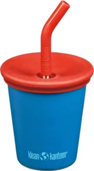 Klean Kanteen Kid Cup Straw Lid 296мл (mykonos blue)