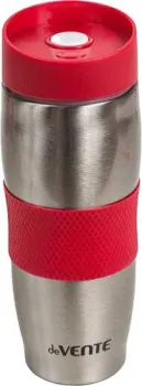 deVente Coffee Mug 370мл (стальной/красный)