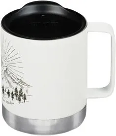 Klean Kanteen Camp Mug 355мл (белый/цветной принт)