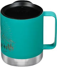 Klean Kanteen Camp Mug 355мл (бирюзовый/цветной принт)