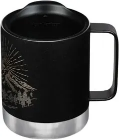 Klean Kanteen Camp Mug 355мл (черный/цветной принт)