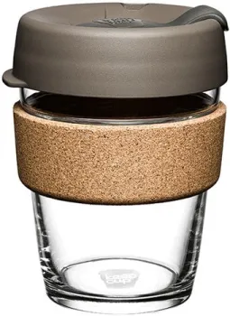 KeepCup Brew Cork M Black 340мл (серый)