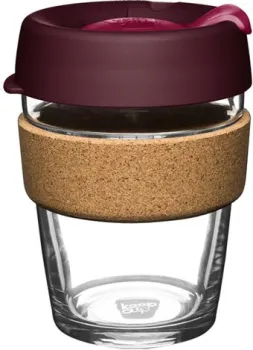 KeepCup Brew Cork M Black 340мл (бордовый)