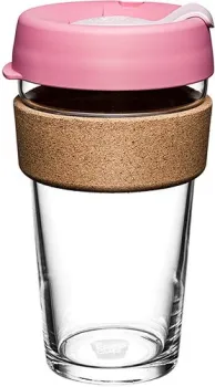 KeepCup Brew Cork L Saskatoon 454мл (розовый)