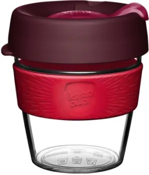 KeepCup Original S Clear Kangaroo Raw 227мл (бордовый)