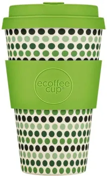 Ecoffee Cup Green Polka 0.40л