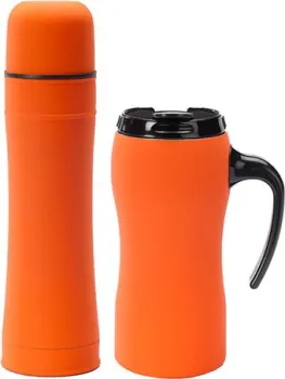 Colorissimo Thermal Mug & Thermos Set (оранжевый) [HD01-OR/HT01-OR]