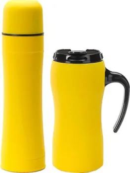 Colorissimo Thermal Mug & Thermos Set (желтый) [HD01-YL/HT01-YL]