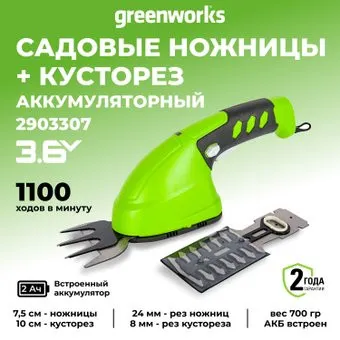 Greenworks 2903307 (с АКБ)