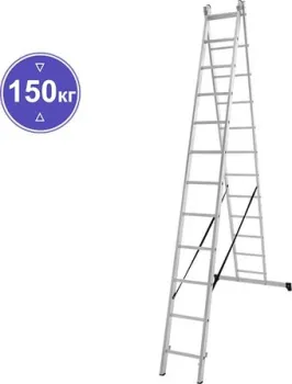 Новая высота NV 122 алюминиевая двухсекционная 2x12 ступеней