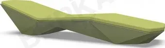Berkano Quaro с подушками (темно-зеленый/зеленый)