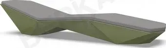 Berkano Quaro с подушками (темно-зеленый/графитовый)