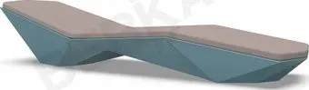 Berkano Quaro с подушками (бирюзовый/кофейный)