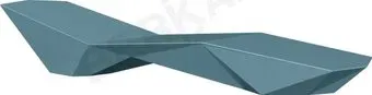 Berkano Quaro без подушек (бирюзовый)